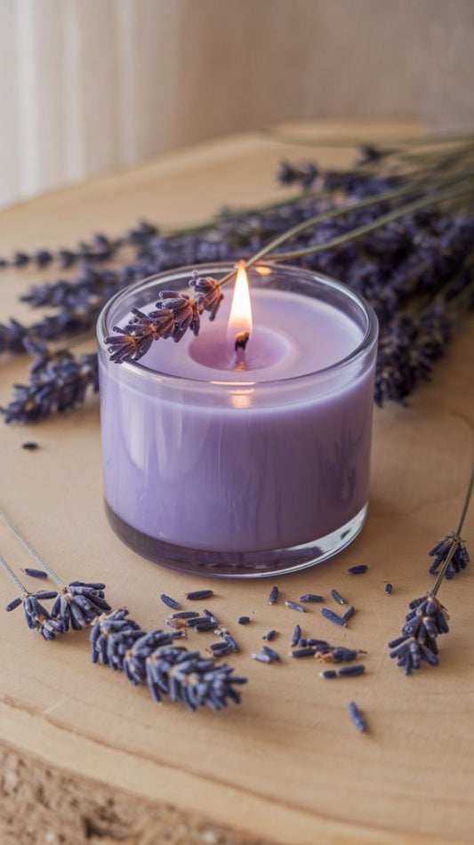 Vela Lila Lavanda
